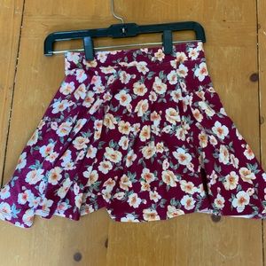 Forever 21 floral skirt